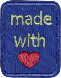 Термоаппликация "Сделано с любовью". Арт 42741