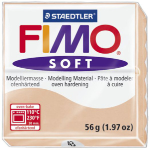 Полимерная глина FIMO "Soft", уп. 56 г, цвет телесный. Арт 8020-43