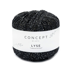 Пряжа Lyse, 45% хлопок, 28% лен, 20% полиамид, 7%  металлик, 50 г, 130 м. Арт 1363.54