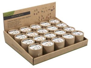 Маркеры для вязания металлические в тубах, 5 дизайнов, 20 туб  в картонном прикассовом стенде. Арт C003.2513221