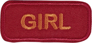 Термоаппликация "Девушка". Арт 42746