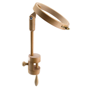 Пяльцы круглые с замком и креплением для стола, диаметр 15,5 см, высота обода 25 мм. Арт 263-3                   