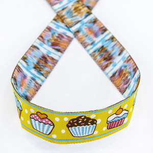 Лента жаккард SAFISA, 25 мм, 15 м, цвет 03. Арт 9176-25мм-03