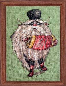 Набор для вышивания "Domvoï de Russie" (Музыкант из оркестра - Русский домовой). Арт 166-H05 KV