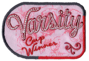 Термоаппликация HKM "Varsity Cup Winners". Арт 33372/1SB