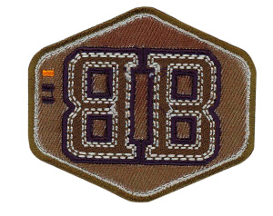 Термоаппликация "B-B". Арт 35455/1SB