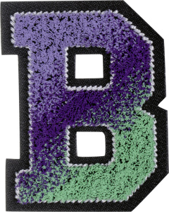 Термоаппликация "Буква B". Арт 43246