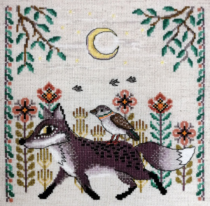 Набор для вышивания "Лисонька и птица". Арт 03.017.19