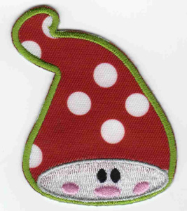 Термоаппликация HKM "Wichtel rot mit weiáen Punkten". Арт 33504/1SB