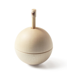 Игрушка волчок NAEF CLASSIC "Spin" 6+, с эффектом раскрытия, натуральное дерево, 5 см. Арт 9912