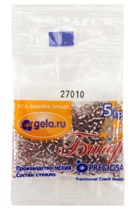Бисер №10, 5 г., цвет 27010. Арт G 27010