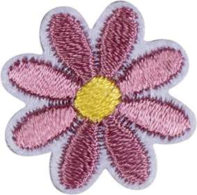 Термоаппликация "Цветок розовый". Арт 42889