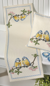 Набор для вышивания дорожки "Птички" . Арт 75-2855