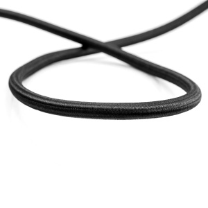 Резиновый трос усиленный, 7,5 мм, цвет черный. Арт 852317507P7001