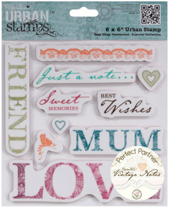 Штамп "Пожелания" Vintage Notes. Арт PMA907161               