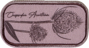 Термоаппликация "Цветочная нашивка розового цвета". Арт 43065