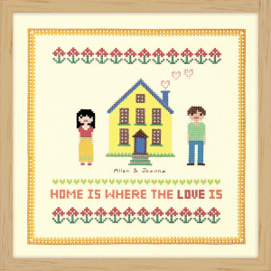 Набор для вышивания "Дом желтого цвета". Арт 2870702