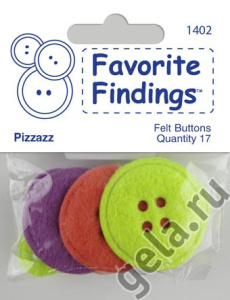 Пуговицы из войлока "Favorite Findings Felt" "Стиль". Арт 550001402                
