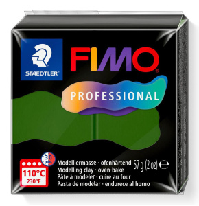 Полимерная глина FIMO "Professional", уп. 57 г, цвет зеленый лист. Арт 8040-57