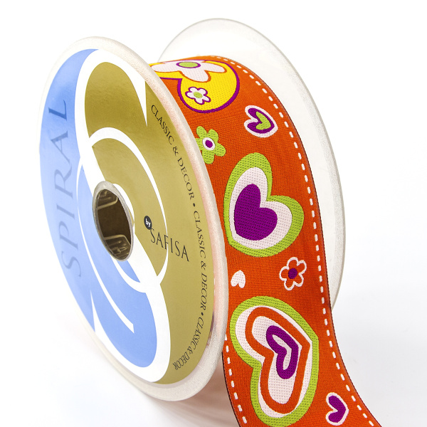 Лента жаккард SAFISA, 50 мм, 15 м, цвет 03. Арт 9127-50мм-03            