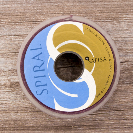 Лента с рисунком клетка SAFISA, 40 мм, 25 м, цвет 30, бордо. Арт 469-40мм-30             