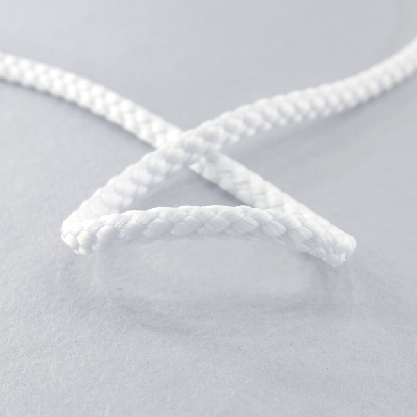 Шнур PEGA полиэстровый, цвет белый, 6,0 мм. Арт 842949700P1101