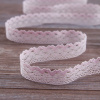 Мерсеризованное хлопковое кружево, 20 мм, цвет светло-розовый. Арт 2019/06