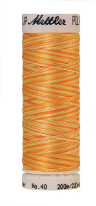 Нить вышивальная мультиколор POLY SHEEN MULTI, 200 м
