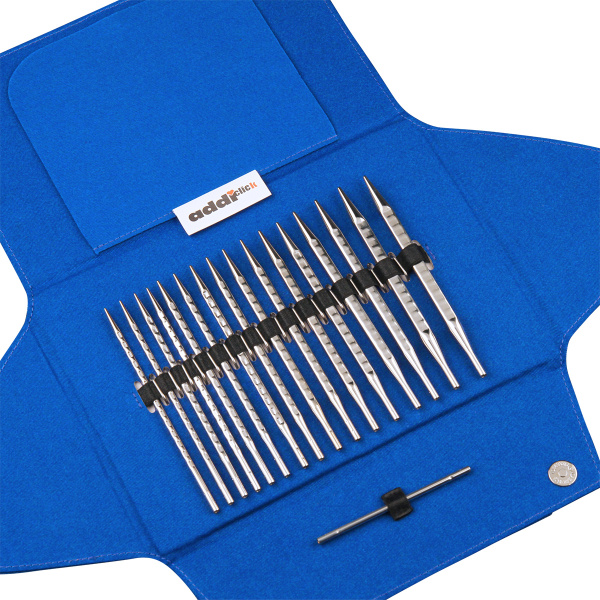 Набор круговых длинных спиц со сменными лесками addiClick Novel LACE Long Tips. Арт 740-2/000               