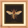 Набор для вышивания "Пчела", канва аида (черная) 18 ct. Арт 3017.05                 