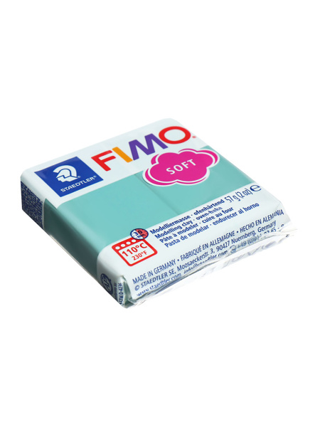 Полимерная глина FIMO "Soft", уп. 57 г, цвет океанская волна. Арт 8020-T36 