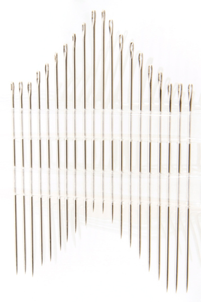 Иглы швейные ручные с острым кончиком № 8, 20 шт. Арт 208.8                   