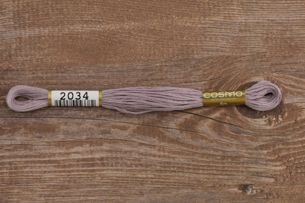 Мулине COSMO однотонный цвет  2034      . Арт 25-6/2034      