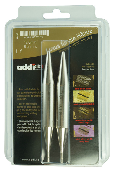 Дополнительные спицы к addiClick BASIC, №15, латунь. Арт 656-7/15-000