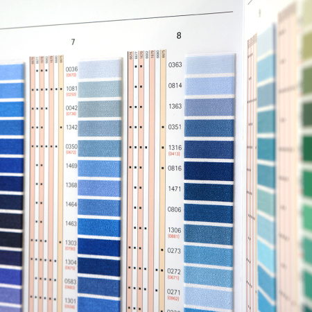 Цветовая карта,  AMANN GROUP METTLER, SERALON. Арт 100837                  