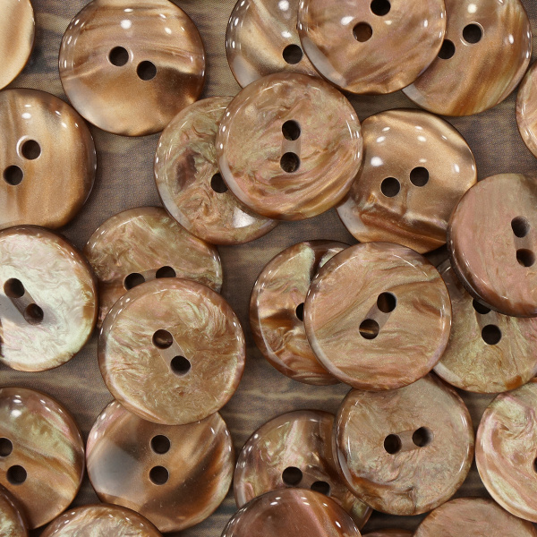 Пуговицы CONCEPT Mother of Pearl, размер 24, полиэстер, цвет COL.4 Haliotis. Арт 75315-024-COL.4HALIOTIS