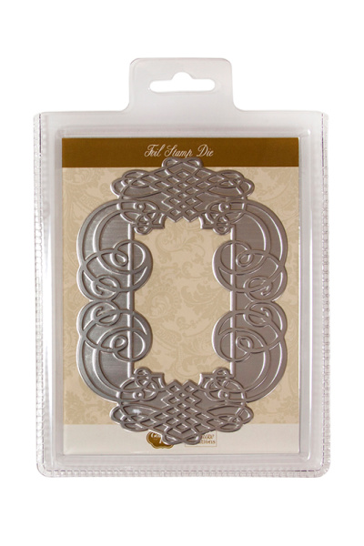 Штамп-нож "Curling Frame" для горячего тиснения и печати фольги на машинке GoPress and Foil. Арт CO725295