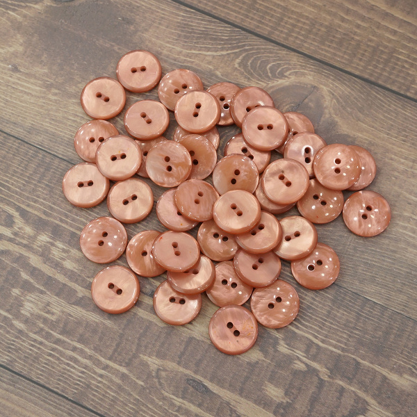 Пуговицы CONCEPT Mother of Pearl, размер 28, полиэстер, цвет COL.58. Арт 75315-028-COL.58