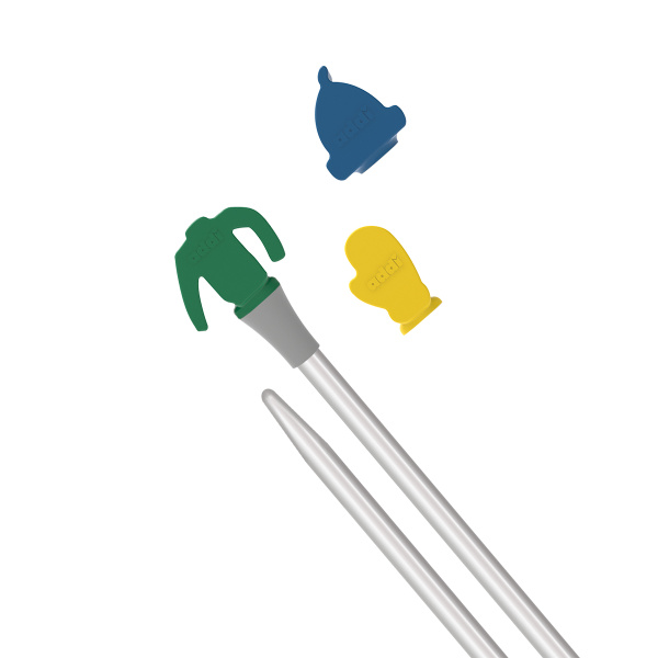 Наконечники addiTop "Пуловер" для спиц, стопперы, размер 12 мм, 2 шт. Арт 423-7