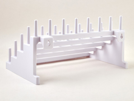 Подставка пластиковая для катушек с нитями, на 40 катушек, с креплением к стене. Арт N4063