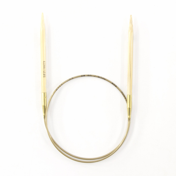 Спицы, круговые, бамбук addiNature BAMBOO №4, 50 см. Арт 555-7/4-50