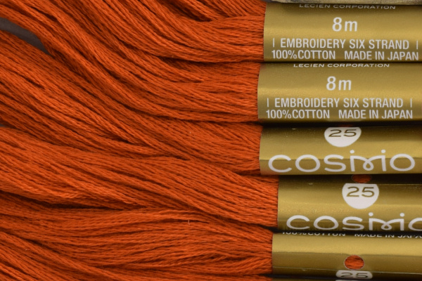 Мулине COSMO однотонный цвет  187       . Арт 25-6/187       