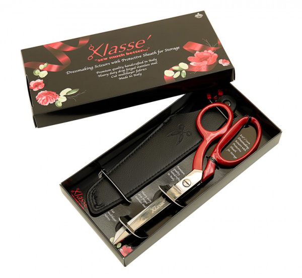 Ножницы для шитья и хобби, с микрозубцами, в чехле и подарочной коробке, 20 см. Арт B4739