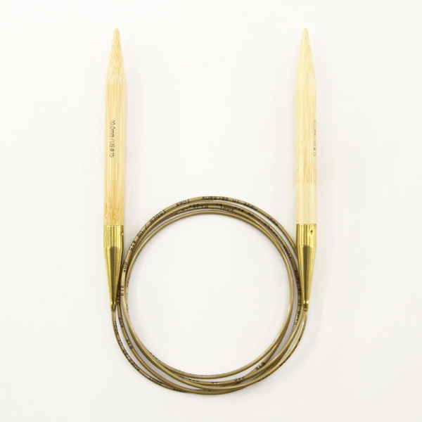 Спицы, круговые, бамбук addiNature BAMBOO №10, 150 см. Арт 555-7/10-150