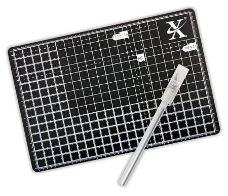 Мат и нож для скрапбукинга со сменными лезвиями . Арт XCU268436