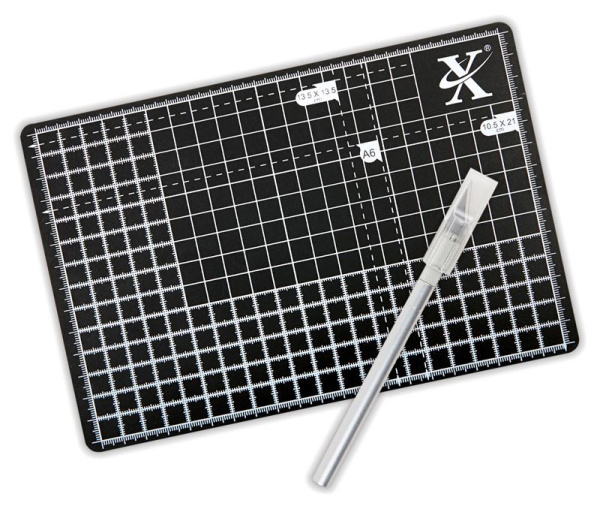 Мат и нож для скрапбукинга со сменными лезвиями . Арт XCU268436