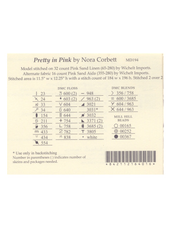 Схема для вышивания MIRABILIA "Девушка в красном". Арт MD194