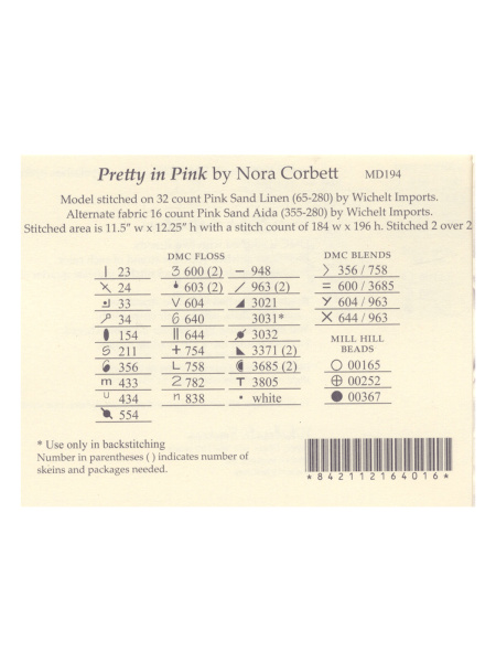 Схема для вышивания MIRABILIA "Девушка в красном". Арт MD194