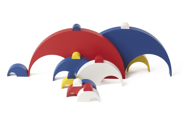 Конструктор дизайнерский NAEF CLASSIC "Circino" 6+, натуральное дерево, цветной, 17 деталей. Арт 9970