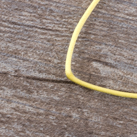 Шнур атласный SAFISA 2 мм, 25 м, цвет 09, Желтый светлый. Арт 462-09                  